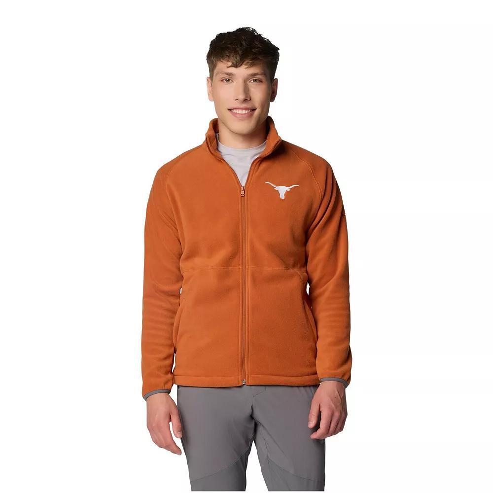 Men's Columbia  Texas Orange Texas Longhorns Flanker IV Fleece Full-Zip Jacket, Size: Large, Team Product Image