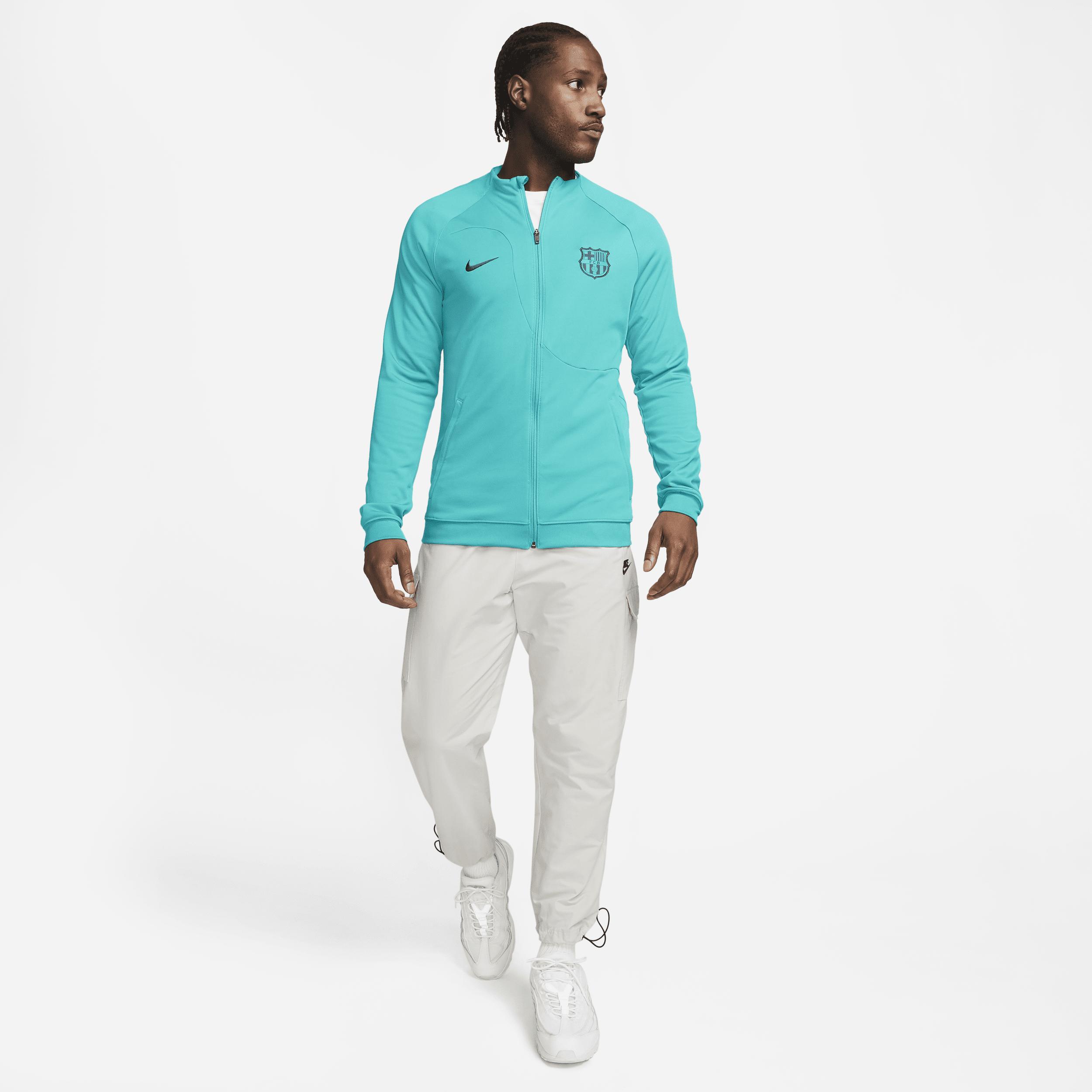 Men's Nike Turquoise Barcelona 2023/24 Academy Pro Anthem Full-Zip Jacket, Size: Medium, Bar Turquoise A Product Image