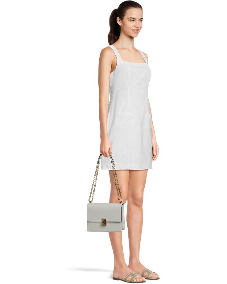 Tribeca Pebbled Leather Mini Flap Chain Crossbody Product Image