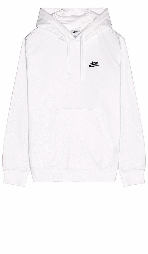 Big & Tall Nike Sportswear Club Fleece Pullover Hoodie, Men's, Size: XXL Tall, White Product Image