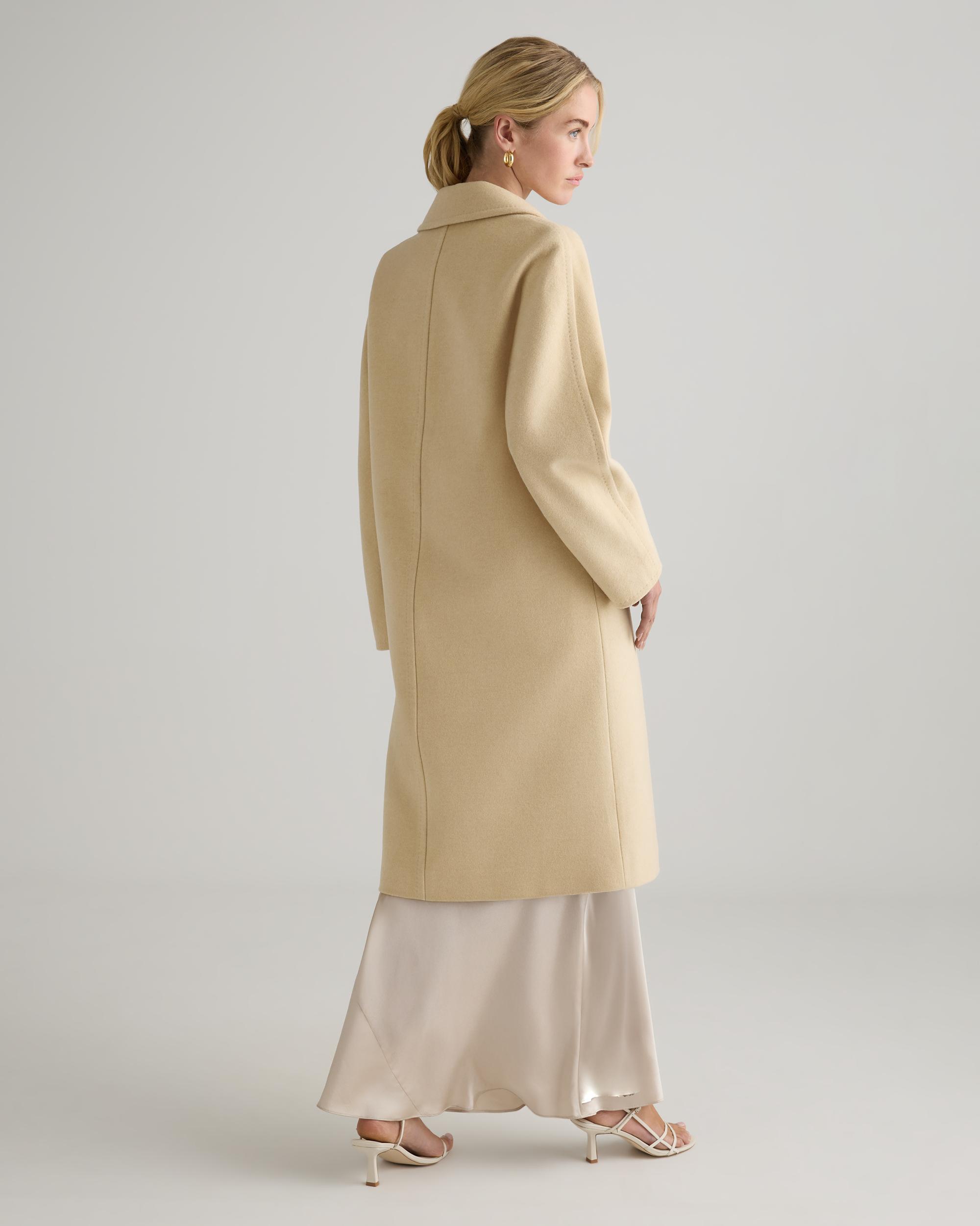 Quince | Women's Italian Wool Double-Breasted Slouch Coat Product Image