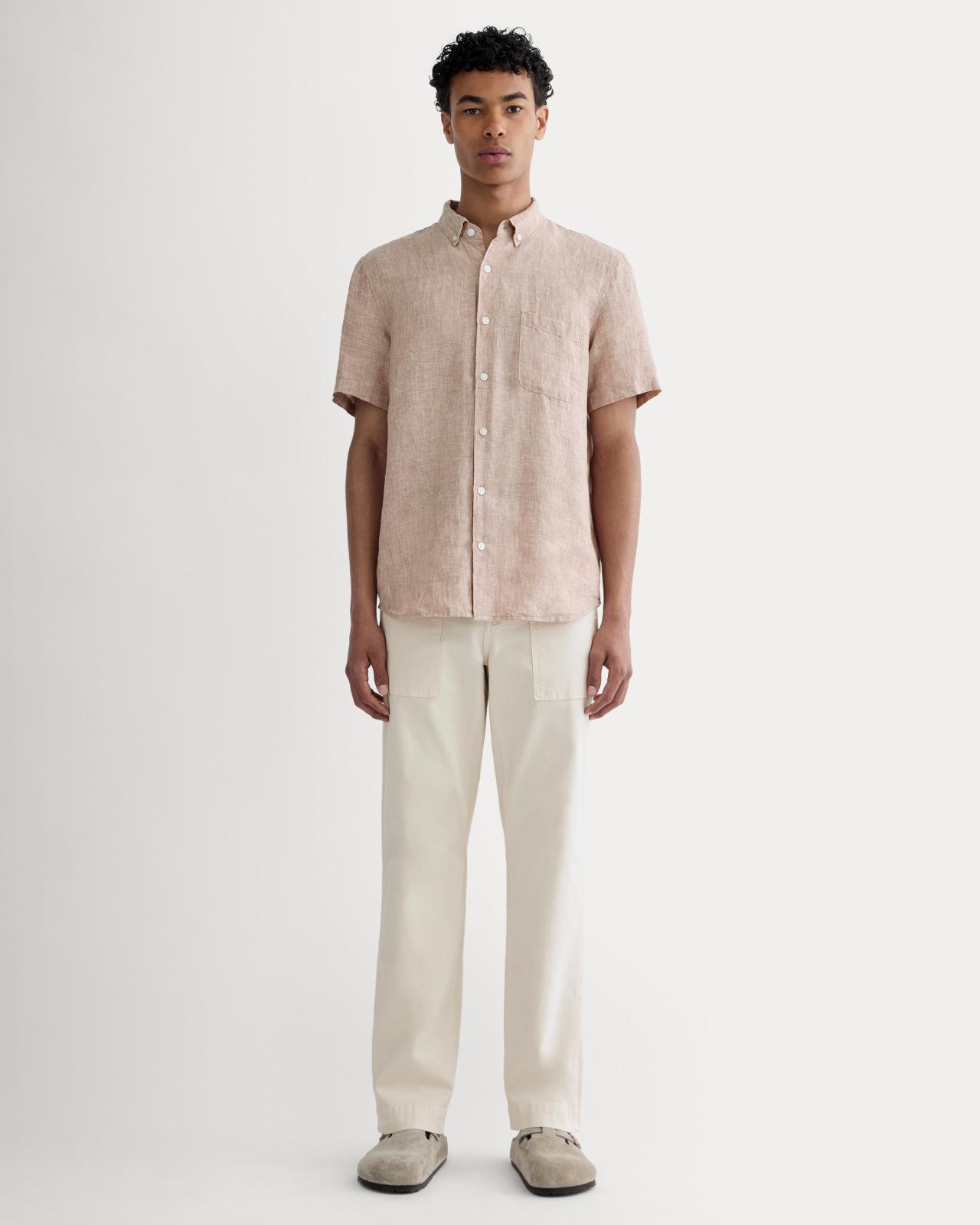 Mens Classic Short-Sleeve Shirt in Linen by Everlane Product Image