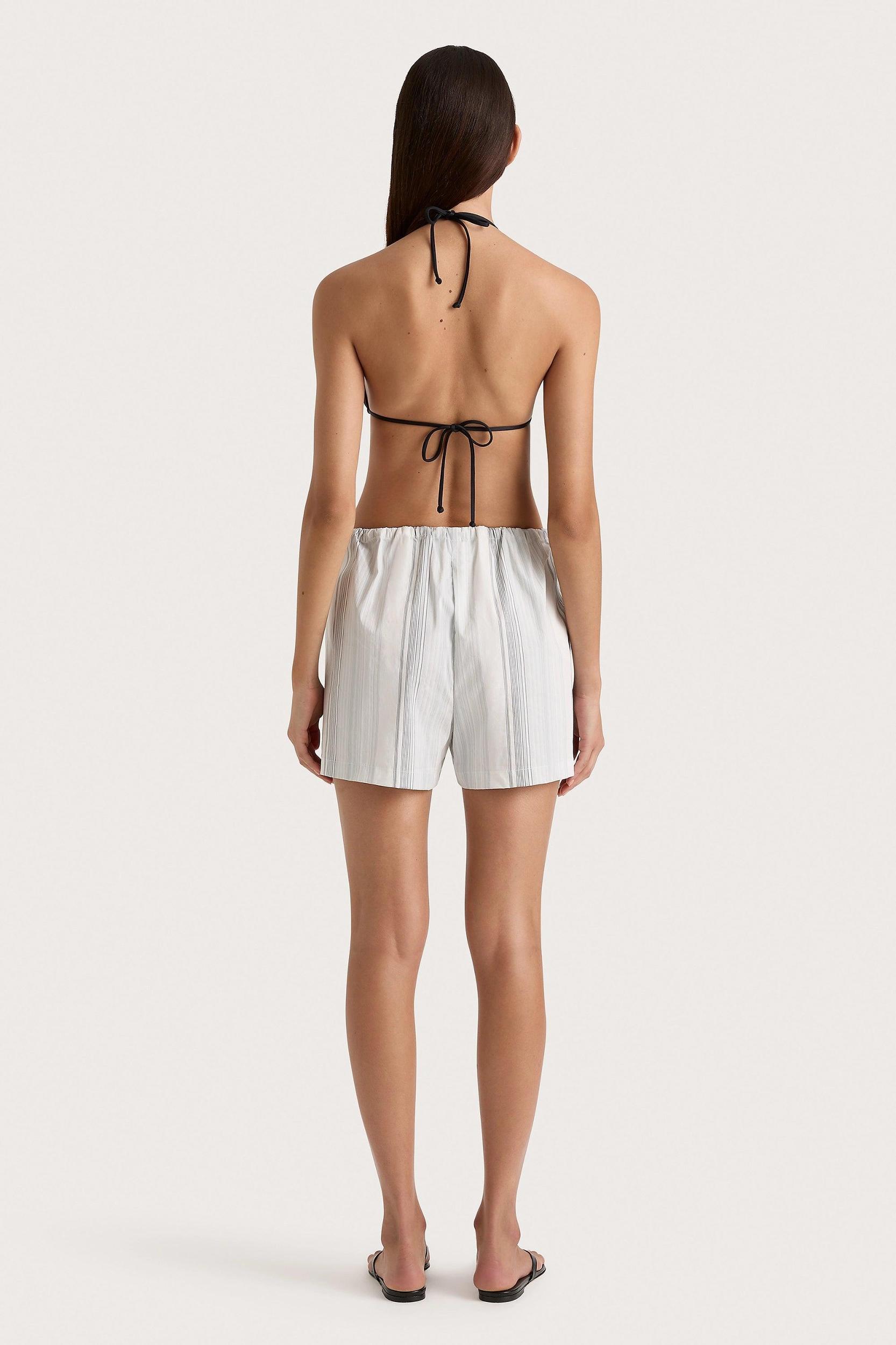 En Vau Short Striped Soft Blue Product Image