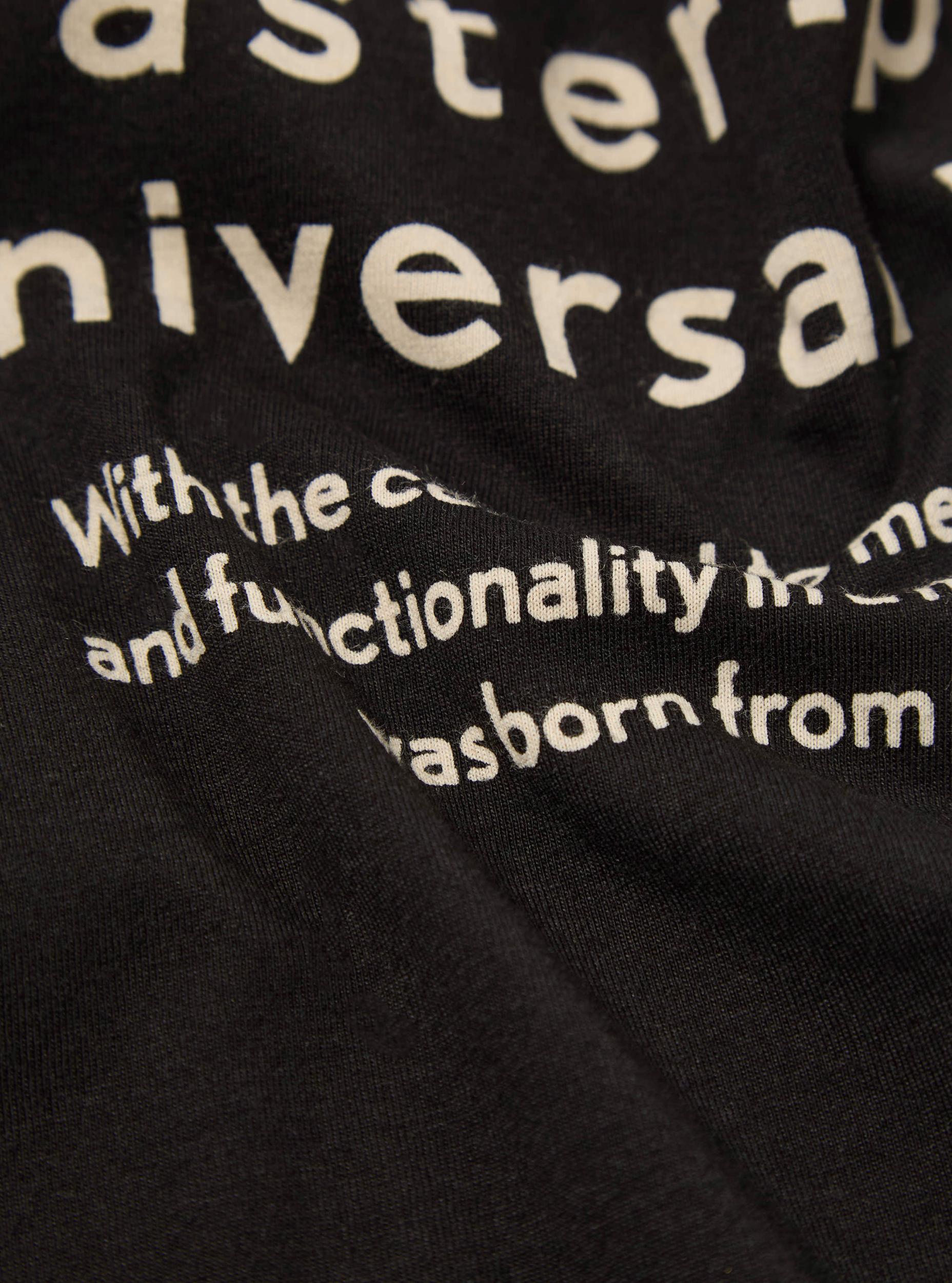 master-piece x Universal Works Black Single Jersey Print Tee Product Image
