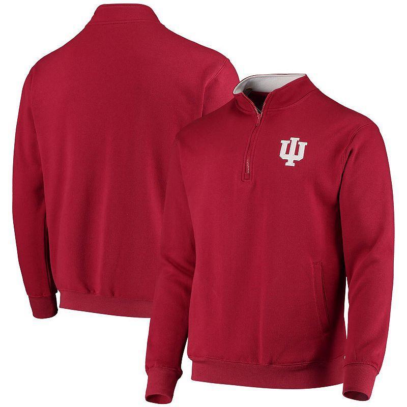 Mens Colosseum Crimson Indiana Hoosiers Tortugas Logo Quarter-Zip Jacket Product Image