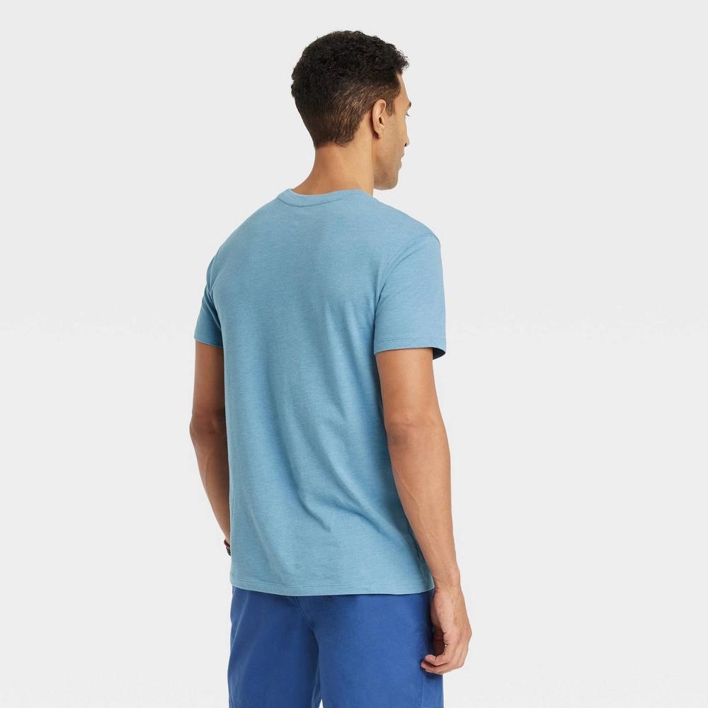 Men's Every Wear Short Sleeve T-Shirt - Goodfellow & Co™ Blue M Product Image