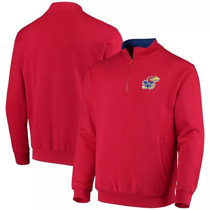 Mens Colosseum Kansas Jayhawks Tortugas Logo Quarter-Zip Jacket Product Image