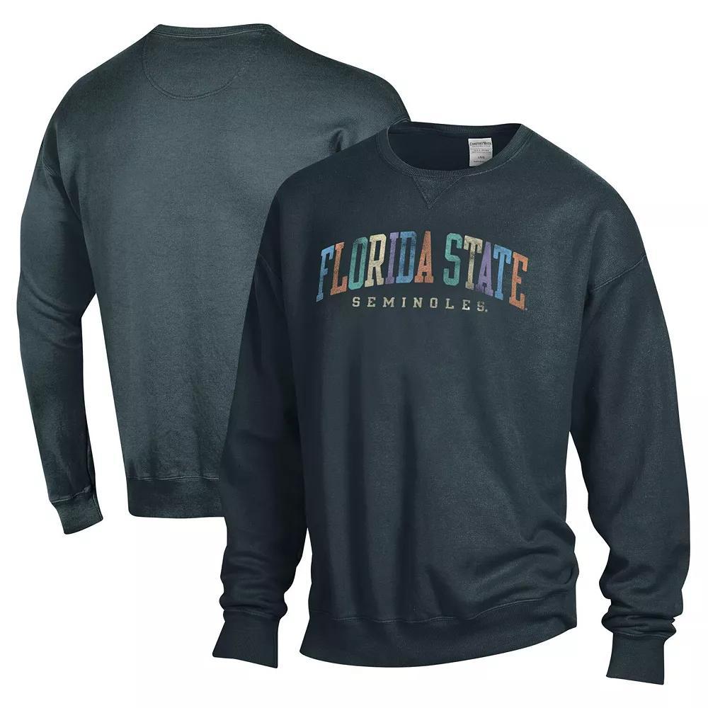Unisex ComfortWash Gray Florida State Seminoles Oversized Pullover Sweatshirt, Women's, Size: Large, Grey Product Image