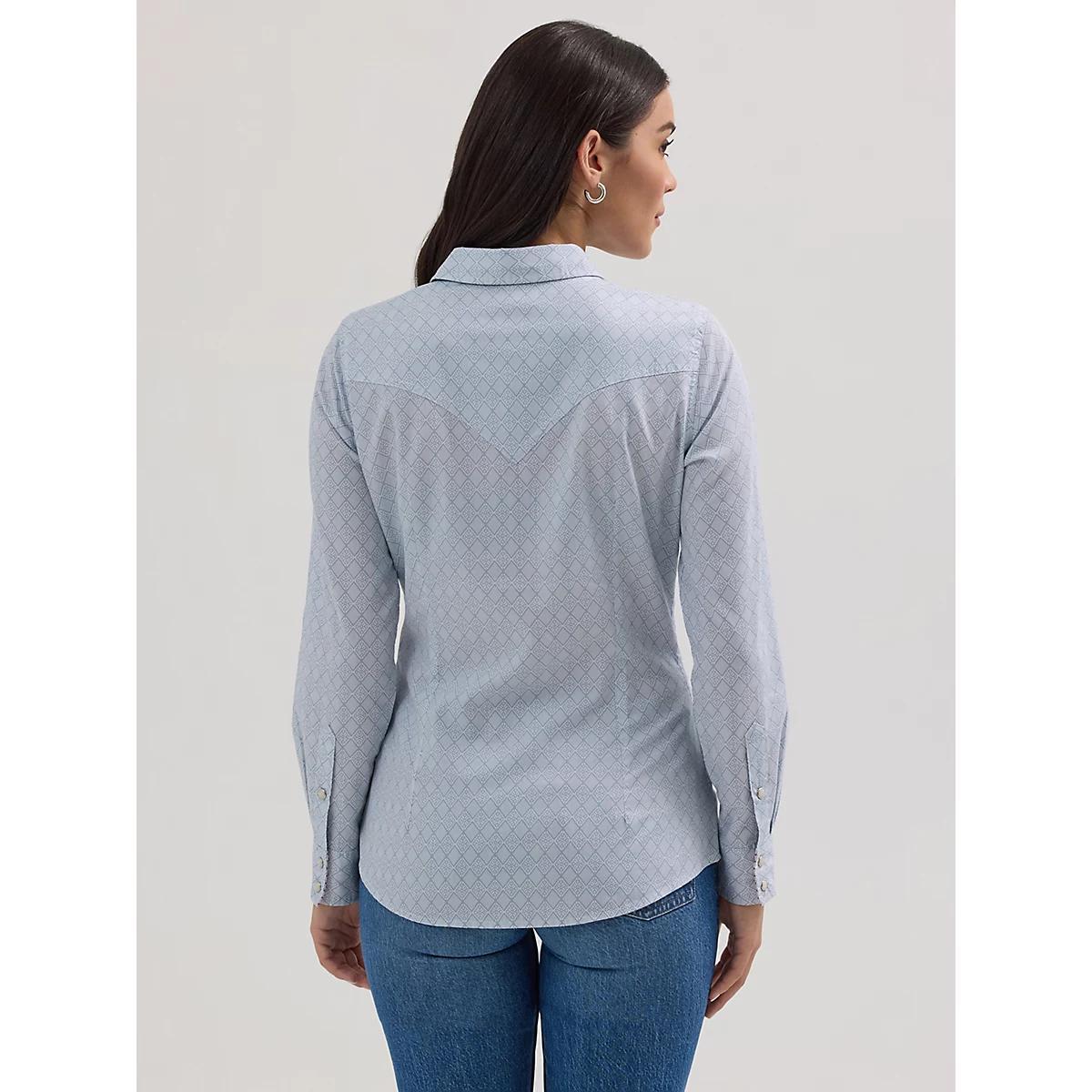 Women's Wrangler All Occasion Western Snap Shirt Stripe Product Image