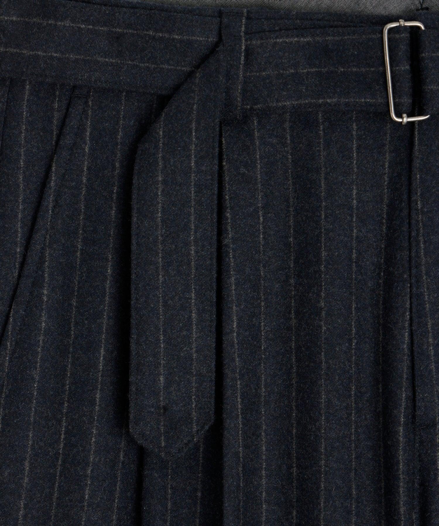 Italian Wool Self Belt Trouser Product Image