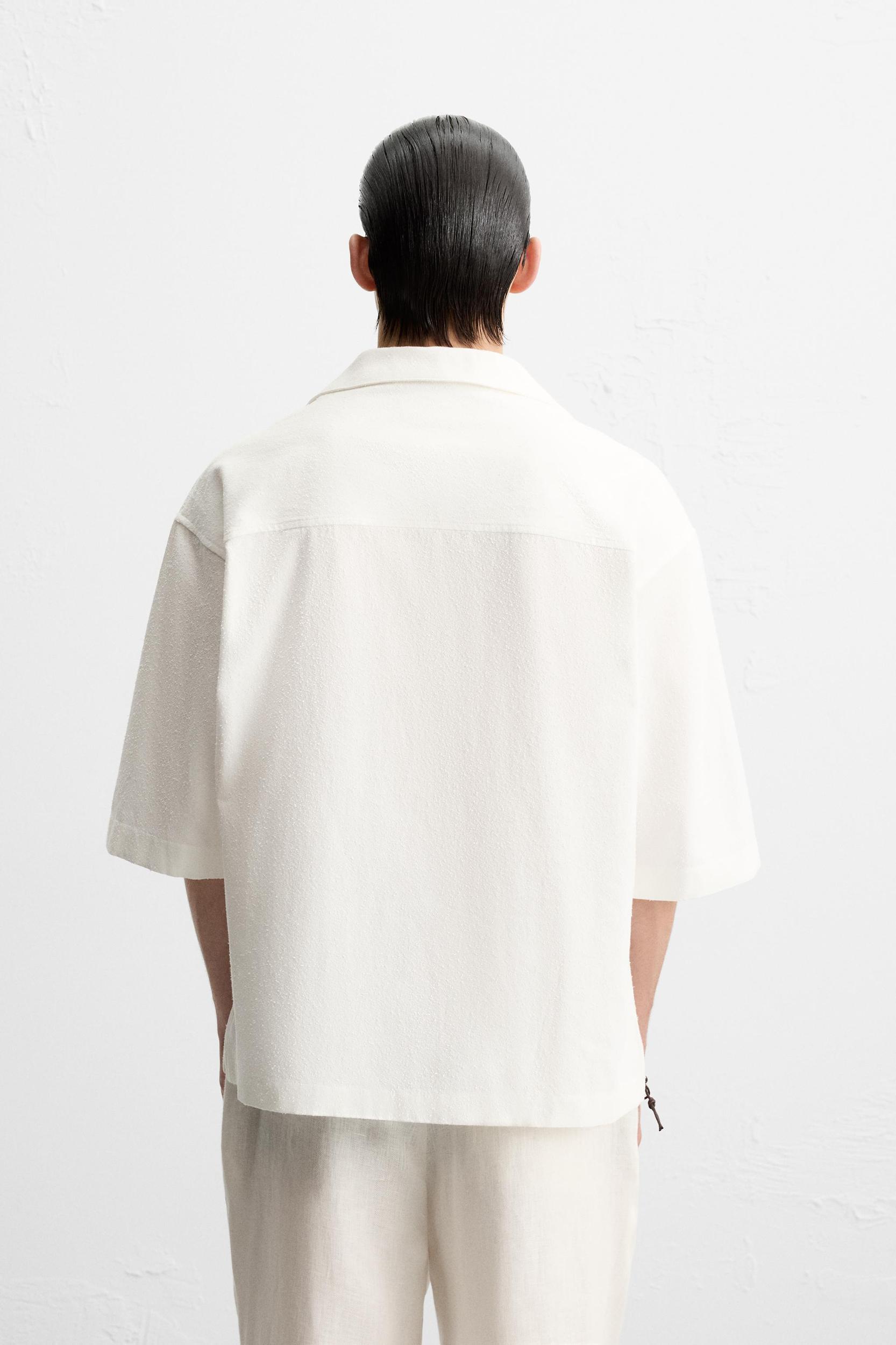 BOUCLÉ TEXTURE SHIRT Product Image