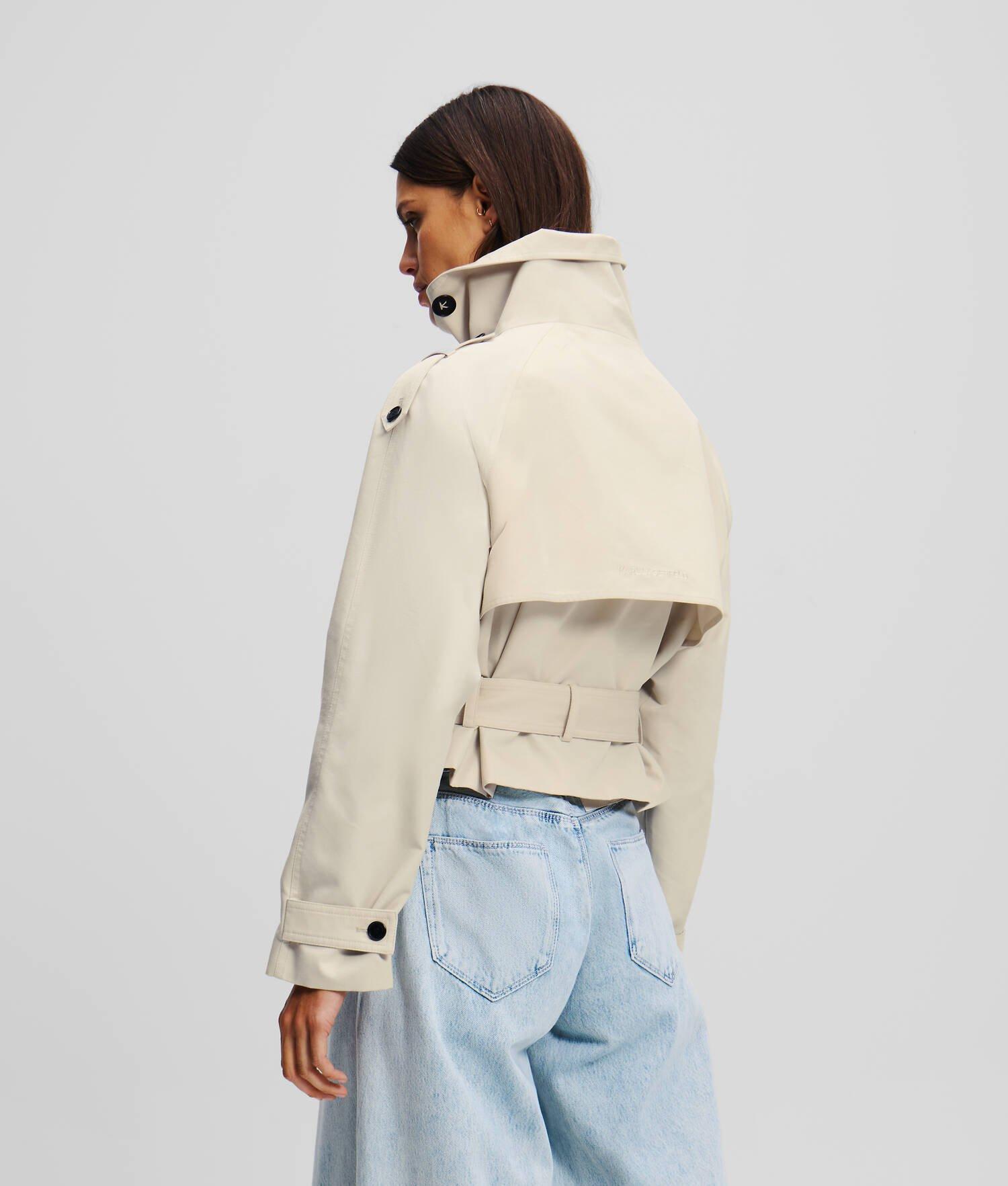 SHORT COTTON TWILL JACKET Product Image
