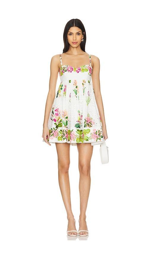 Short Dress With Quilted Yoke HEMANT AND NANDITA Product Image