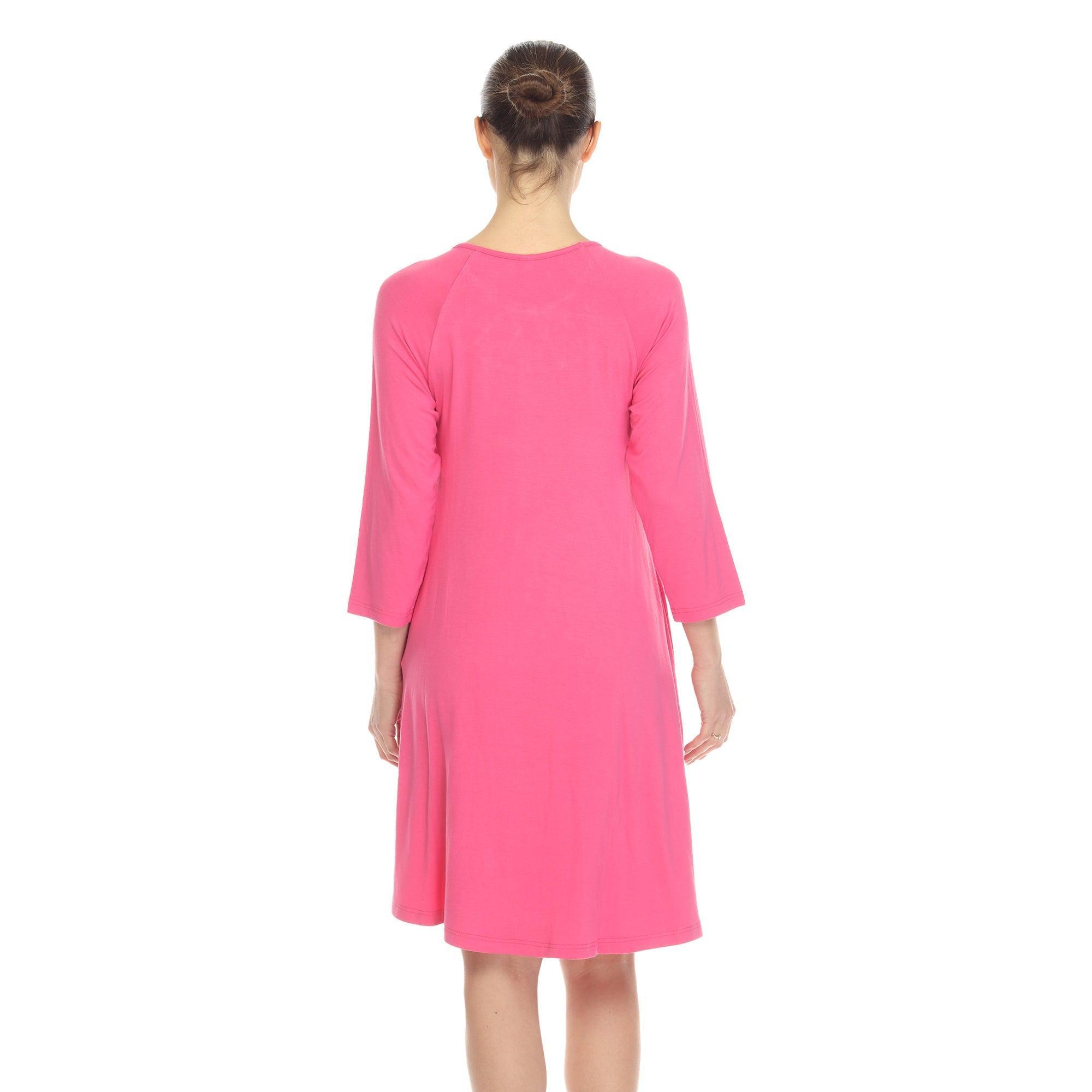 Criss Cross Neckline Swing Midi Dress Product Image