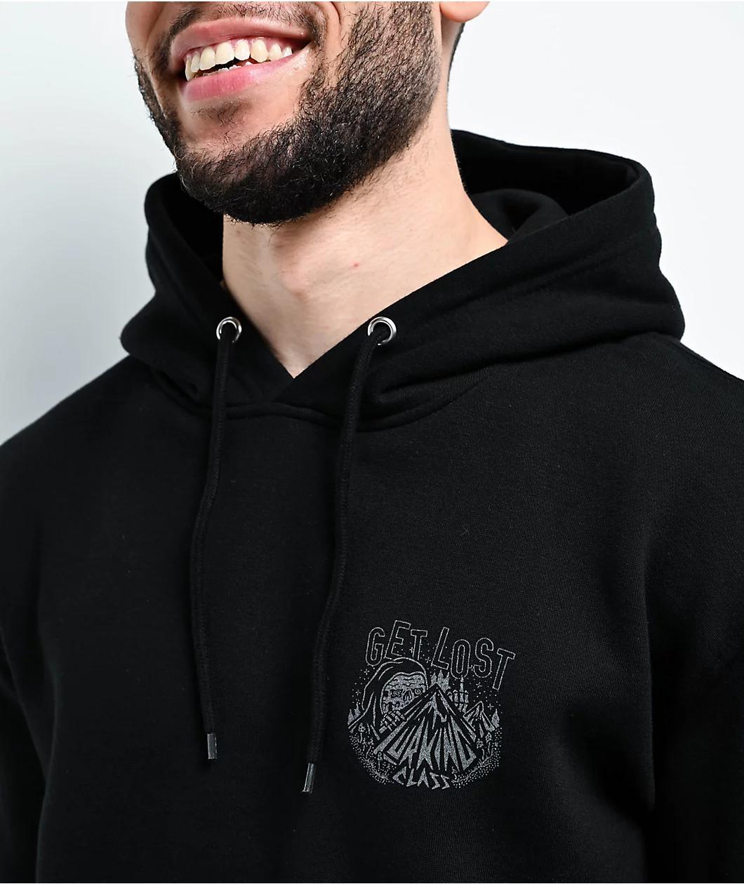 Lurking Class By Sketchy Tank Get Lost 3M Black Hoodie Product Image