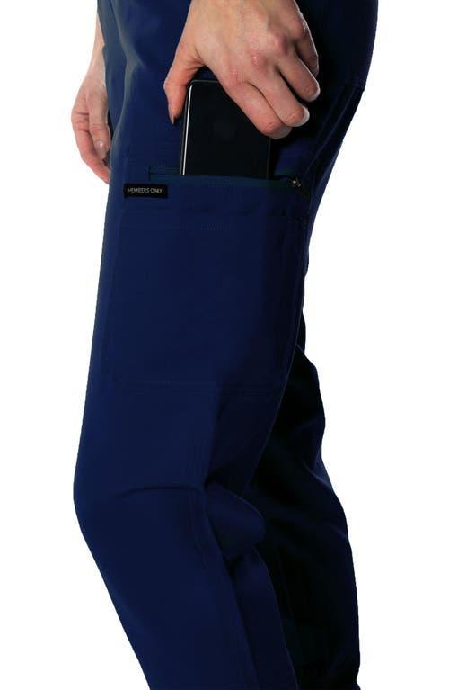 Members Only Valencia Jogger Scrub Pants for Petite Women in Navy at Nordstrom, Size X-Small P Product Image