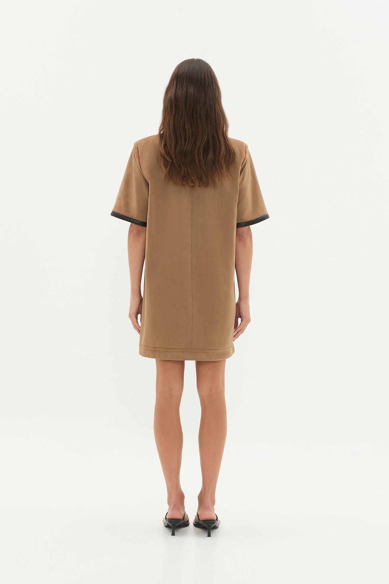 Calyx Vegan Suede Dress Product Image