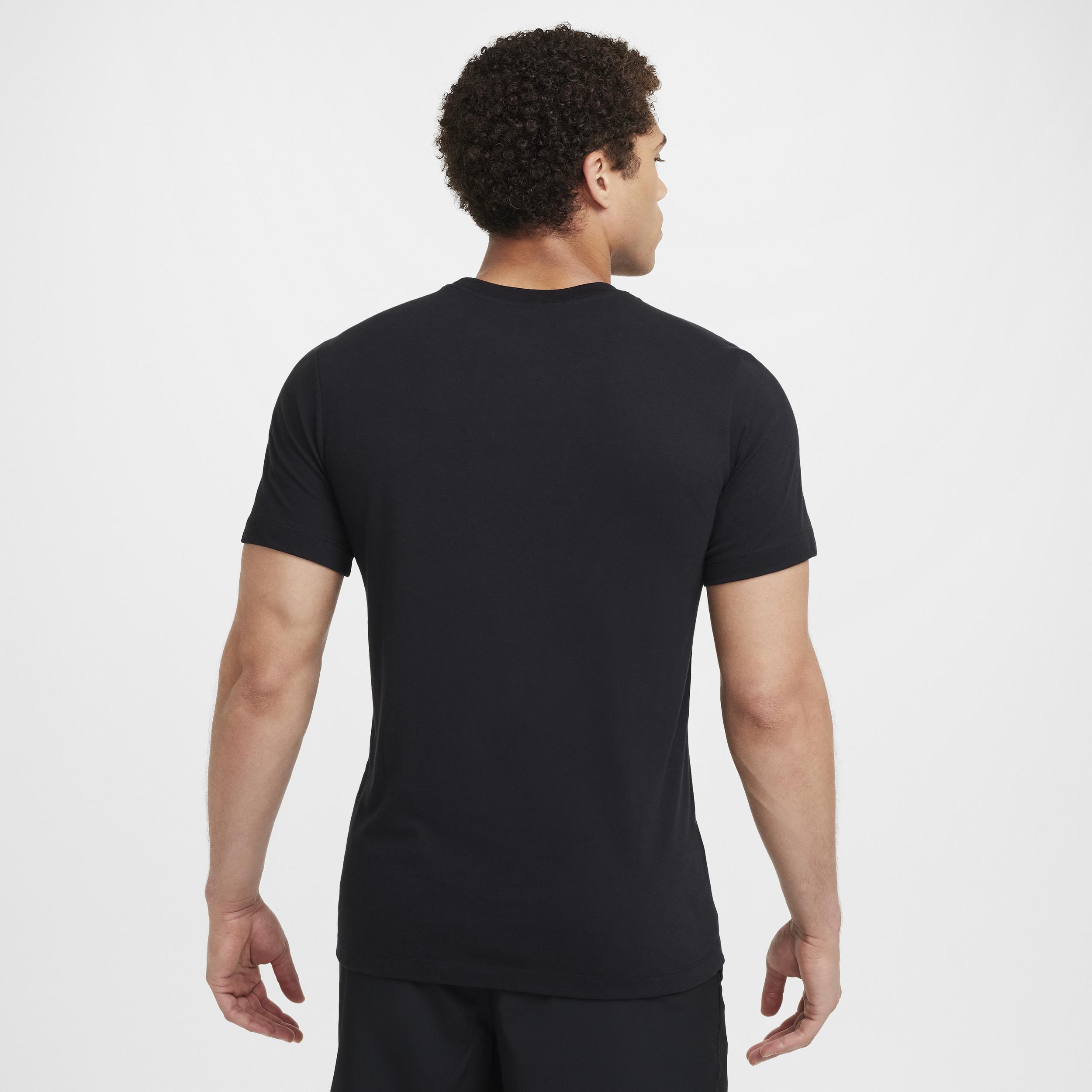 Men's Nike Dri-FIT Fitness Tee, Size: Small, Black Product Image