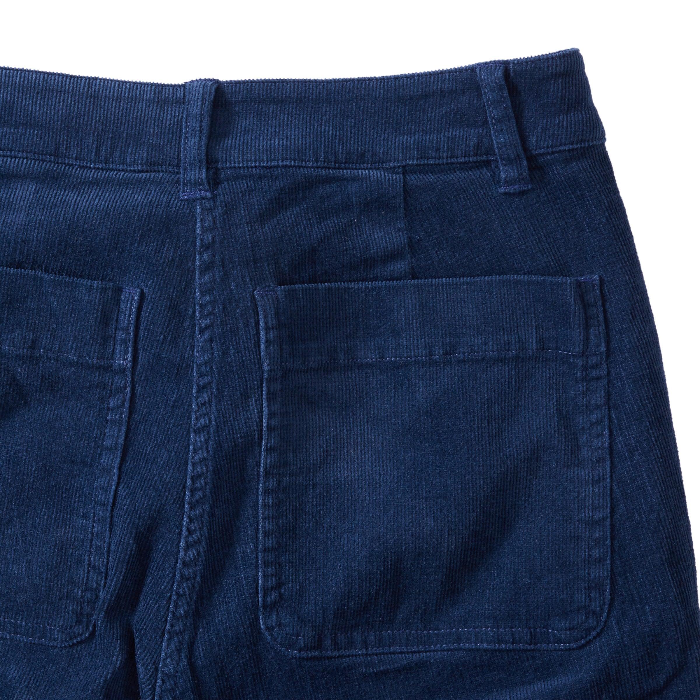 Tracy Stretch Slim Ankle Corduroy Pants - Indigo (Final Sale) Female Product Image