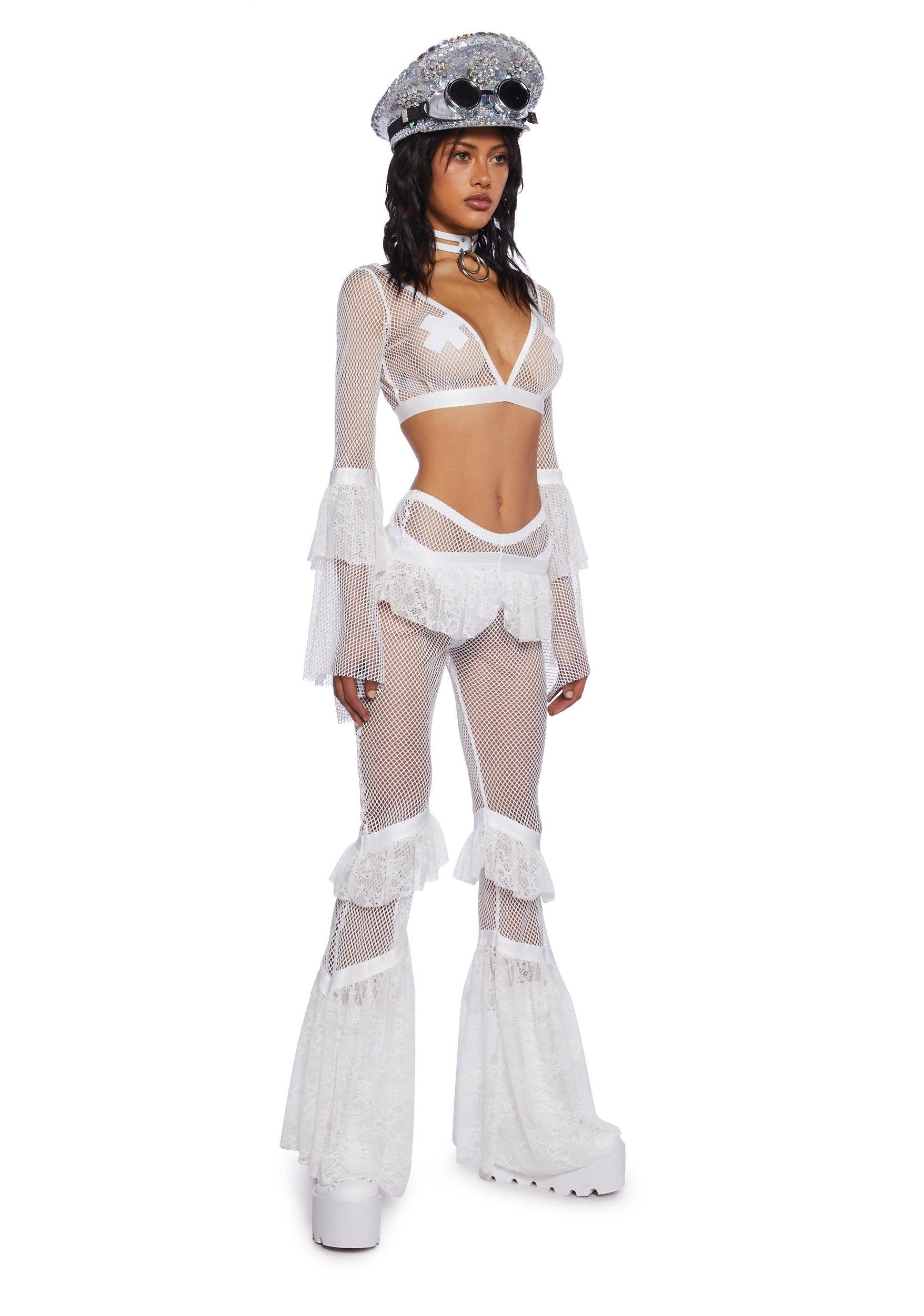 Saints & Sinners Fishnet Crop Top Male Product Image
