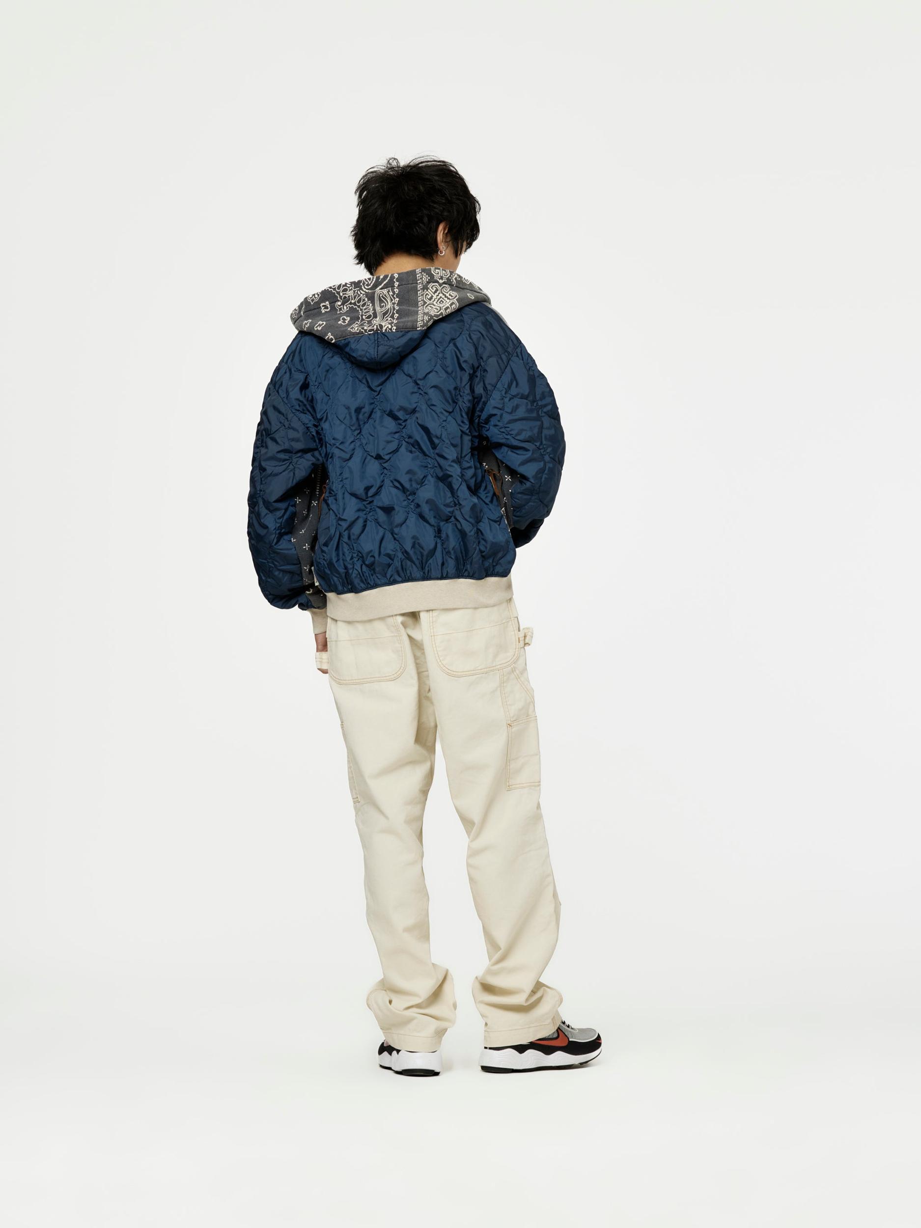 SWT Knit BANDANA BIVOUAC Hooded Blouson (Black) Product Image