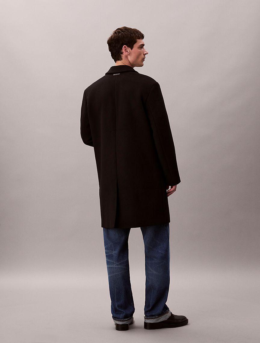 Wool Blend Tailored Coat Product Image