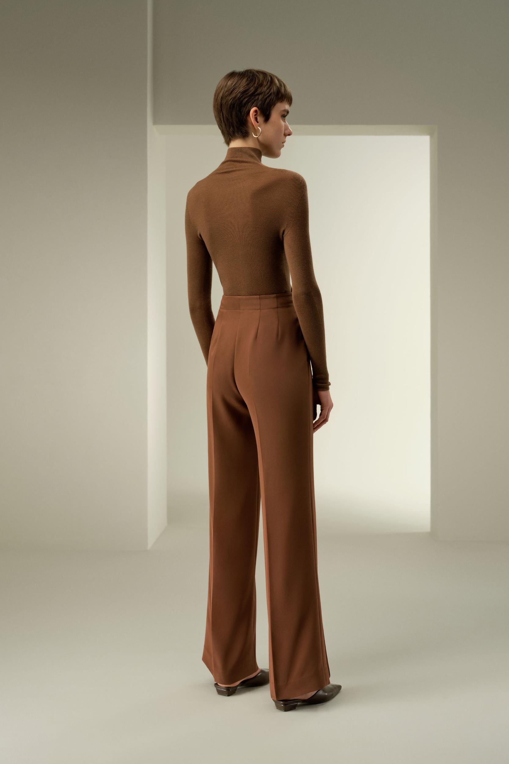 Minimalist Silk Crêpe Pant Product Image