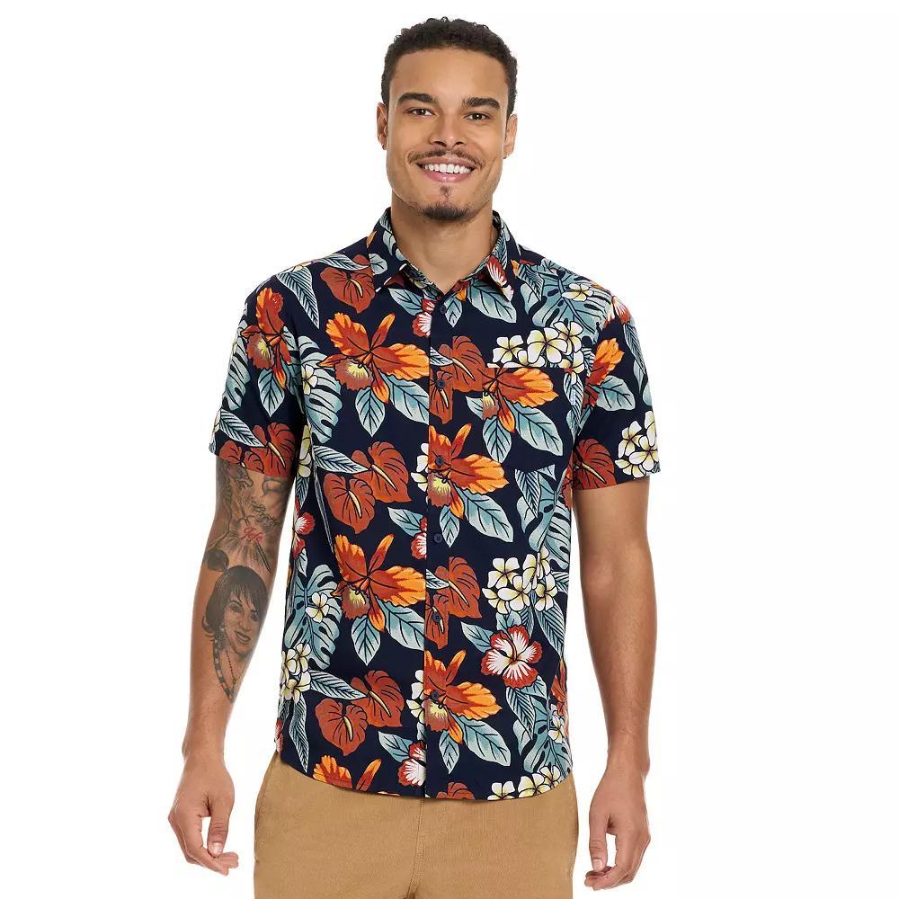 Men's Hurley Button Down Shirt, Size: XS, Obsidian Product Image