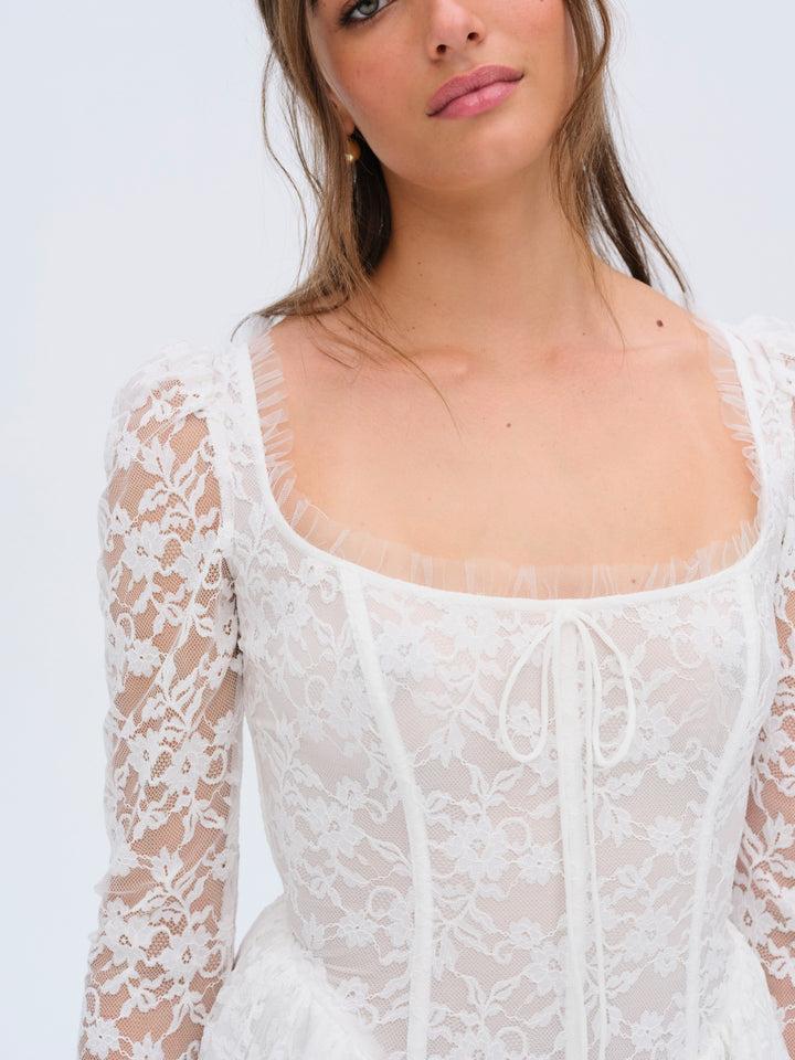 Camdyn Midi Dress — White Product Image