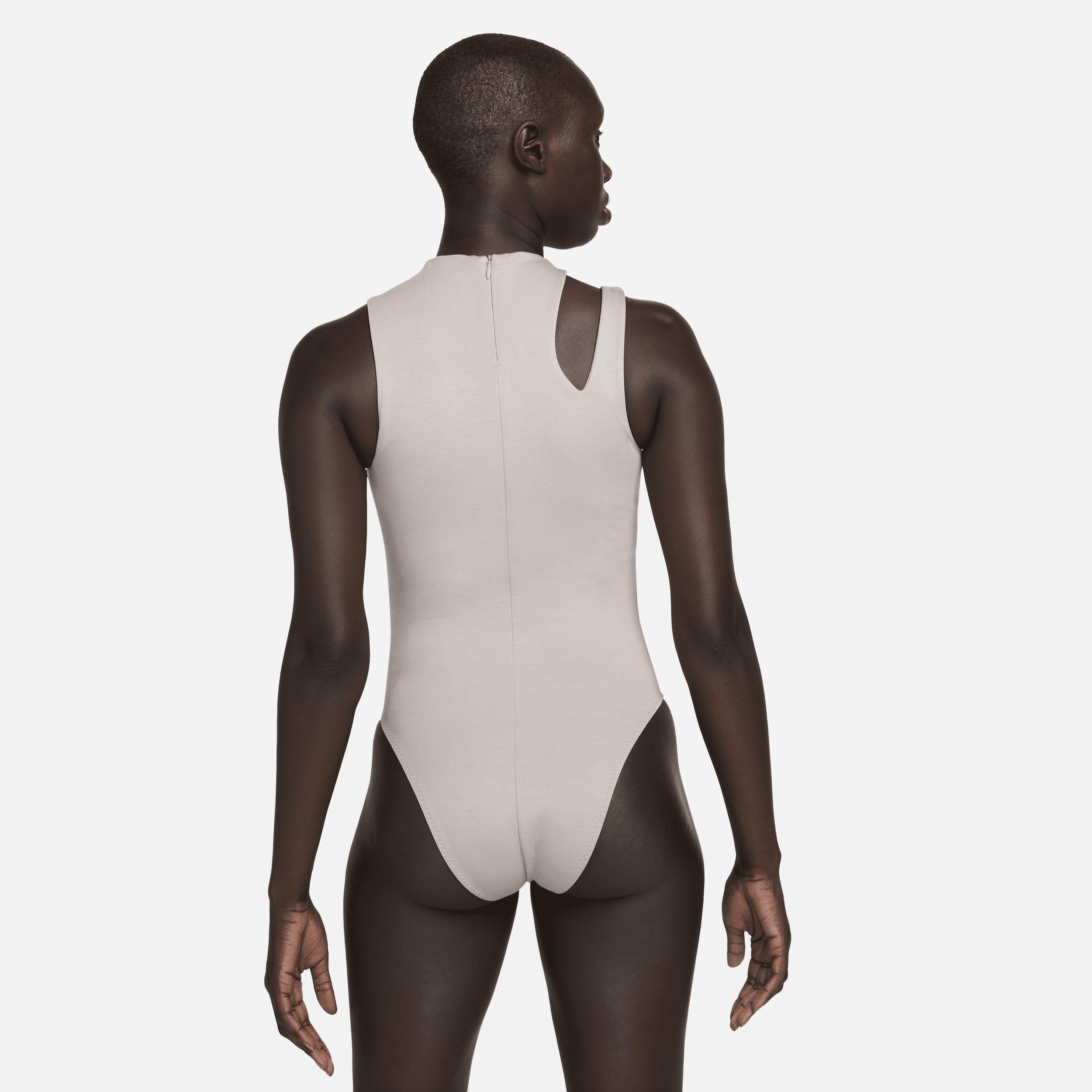 Nike Womens Essential Bodysuit HBR Tank - Black/White Product Image