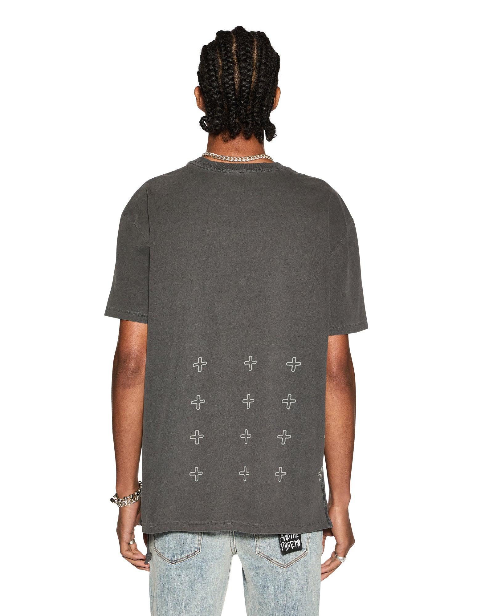 SKULL BIGGIE SS TEE FADED BLACK Male Product Image