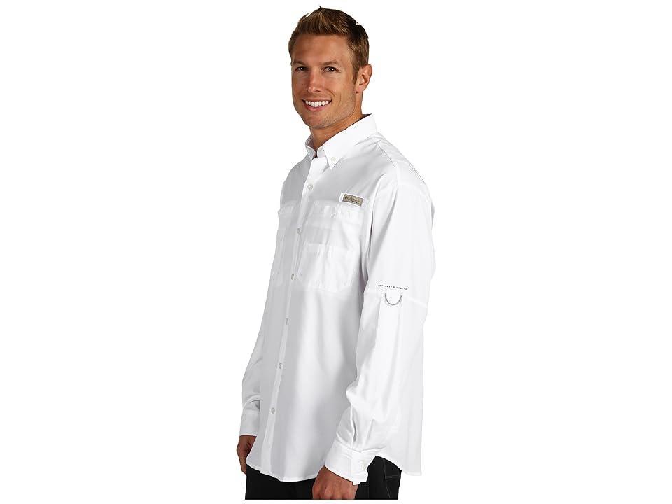 Men's Columbia PFG UPF 40 Tamiami™ II Long Sleeve Button-Down Shirt, Size: Medium, Blue Product Image