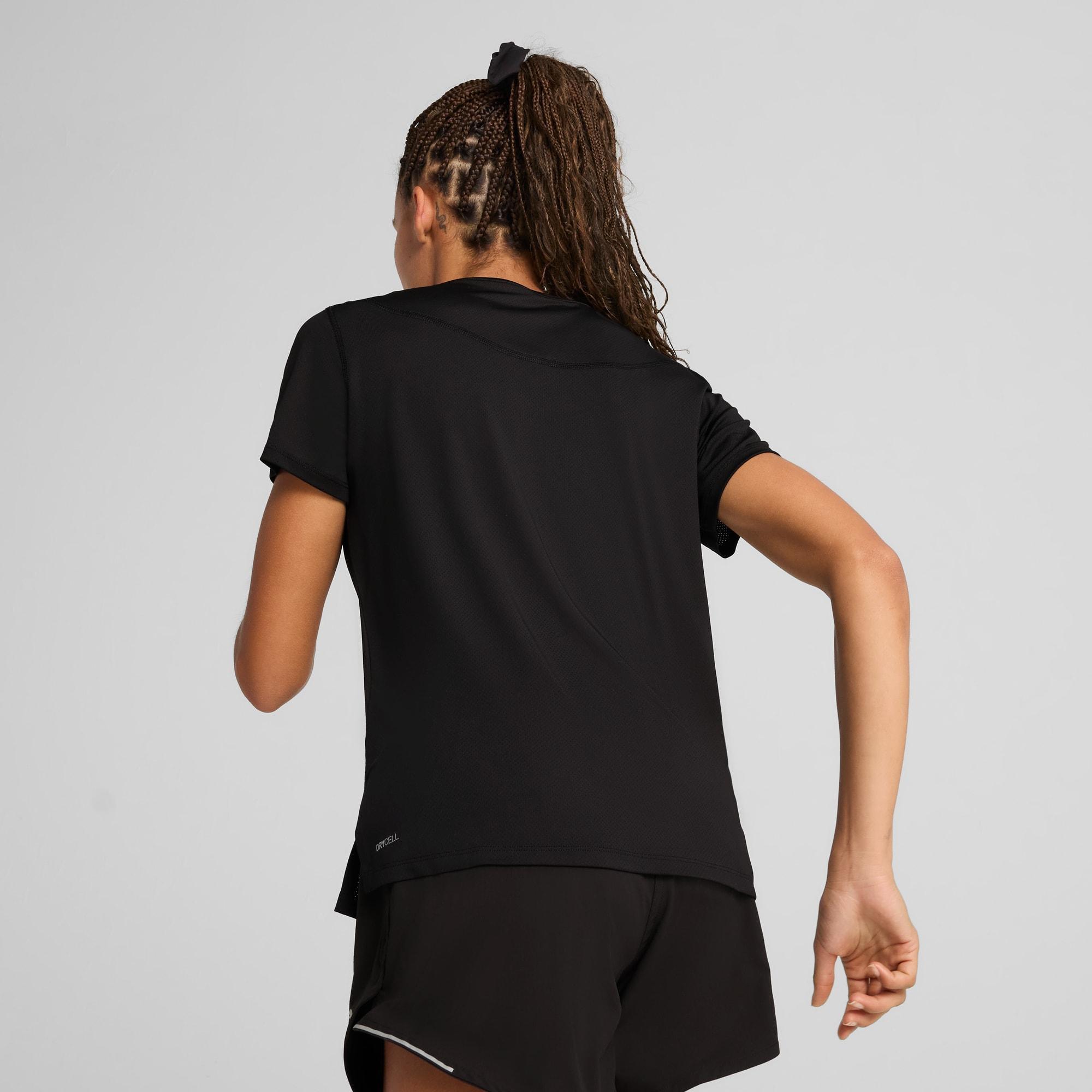 PUMA RUN Women's Graphic Mesh T-Shirt Product Image