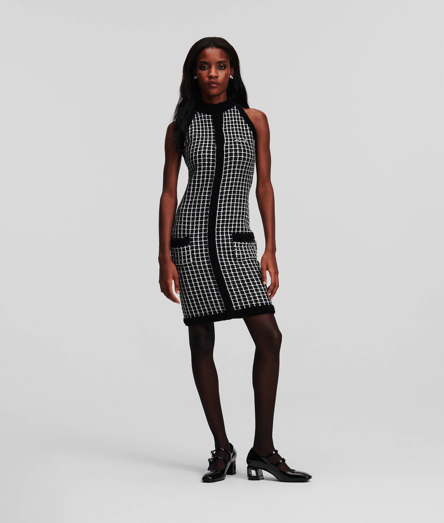 BOUCLÉ KNIT DRESS Product Image