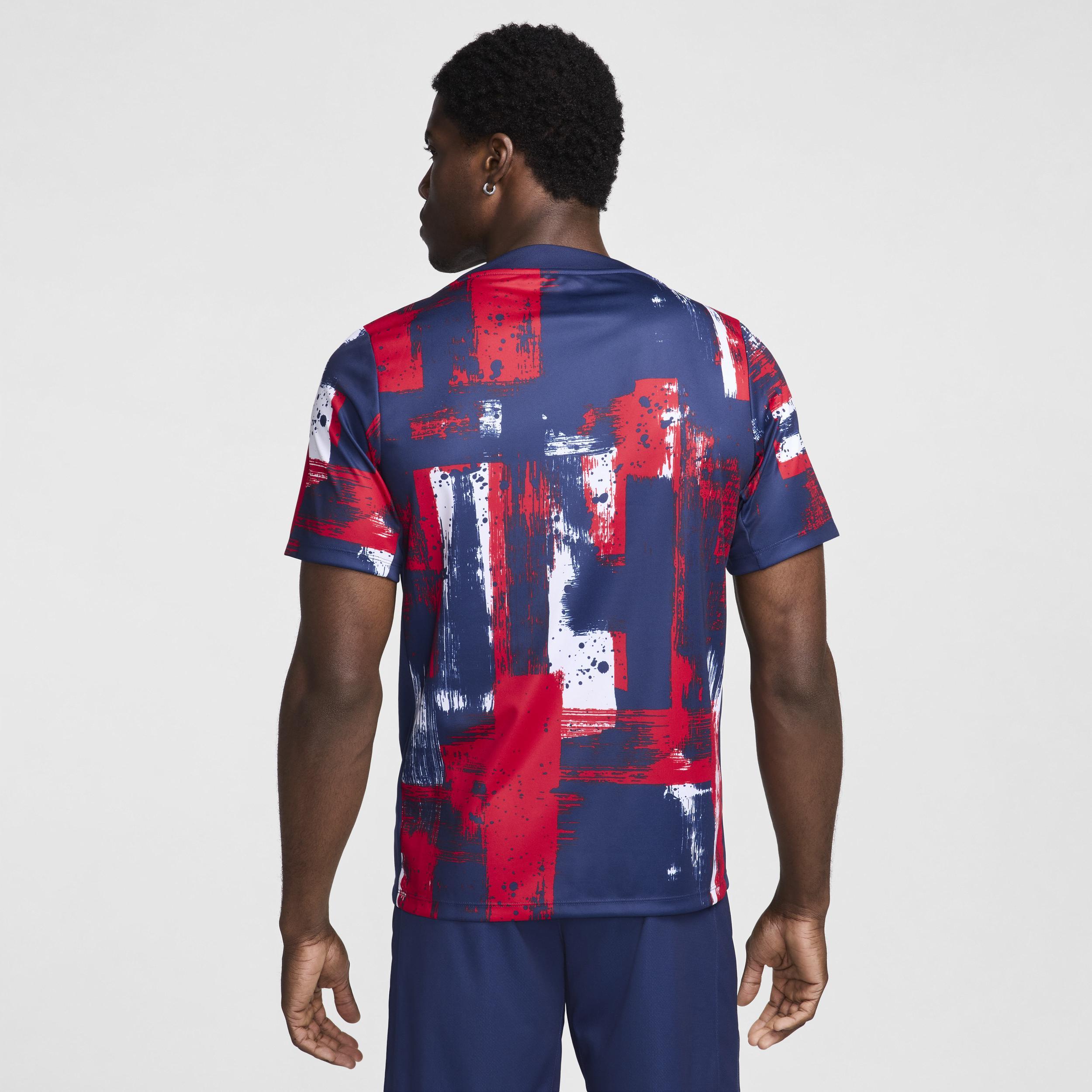 Men's Nike Navy Paris Saint-Germain 2024/25 Home Academy Pro Pre-Match Top, Size: Large, Psg Blue Product Image