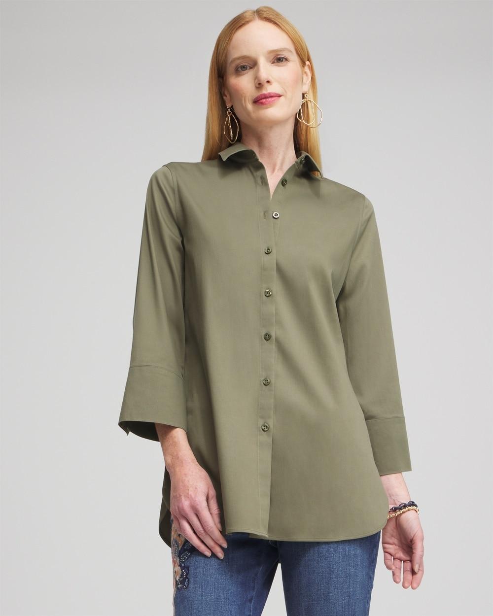 No Iron™ Stretch 3/4 Sleeve Tunic Product Image