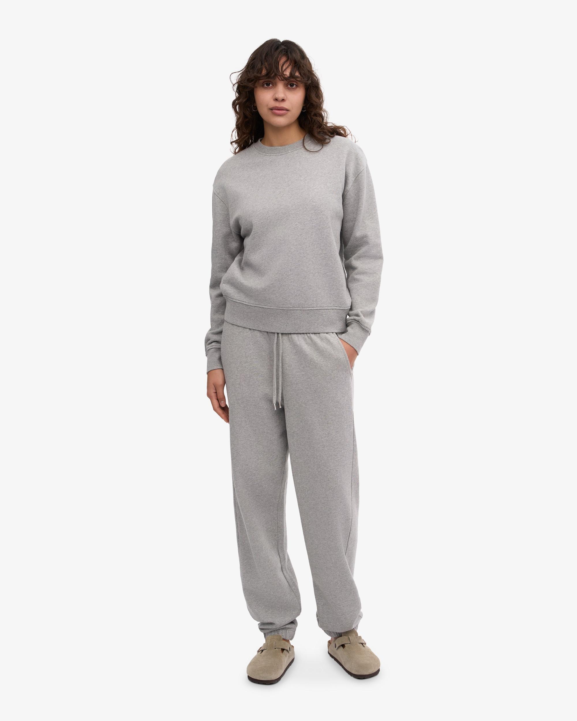 Women Classic Organic Crew - Heather Grey Product Image