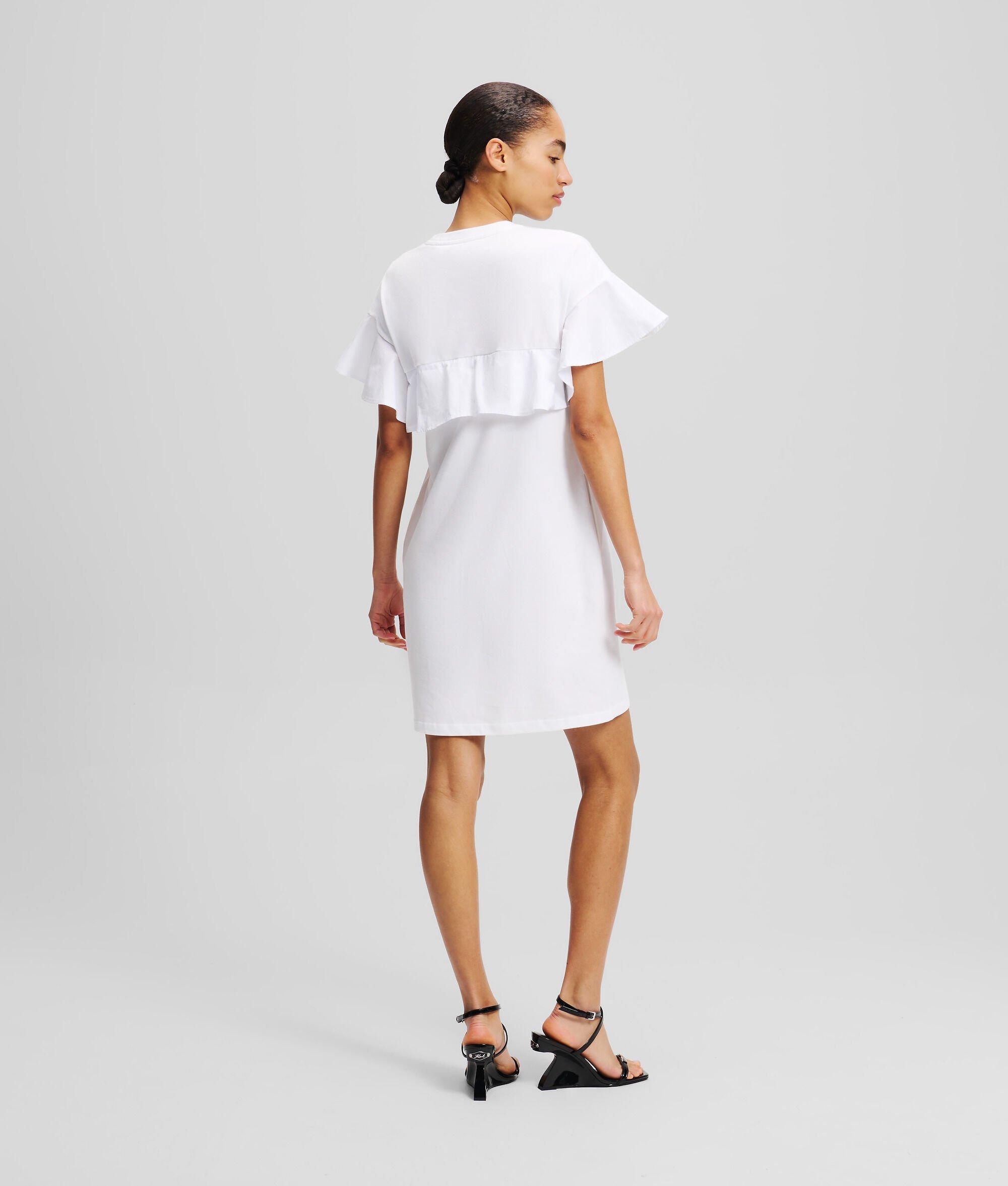 FABRIC MIX T-SHIRT DRESS Product Image
