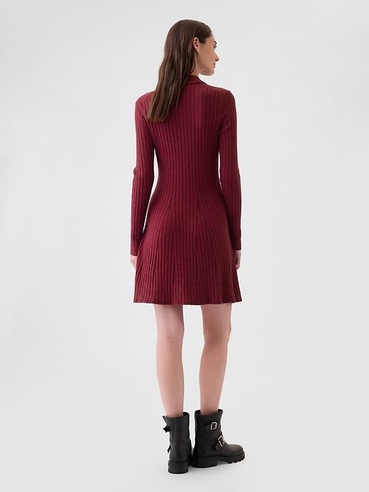 CashSoft Polo Sweater Mini Dress Product Image
