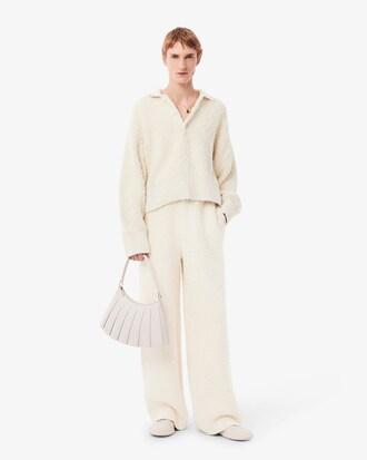 Runway Bouclé Knit Polo Product Image
