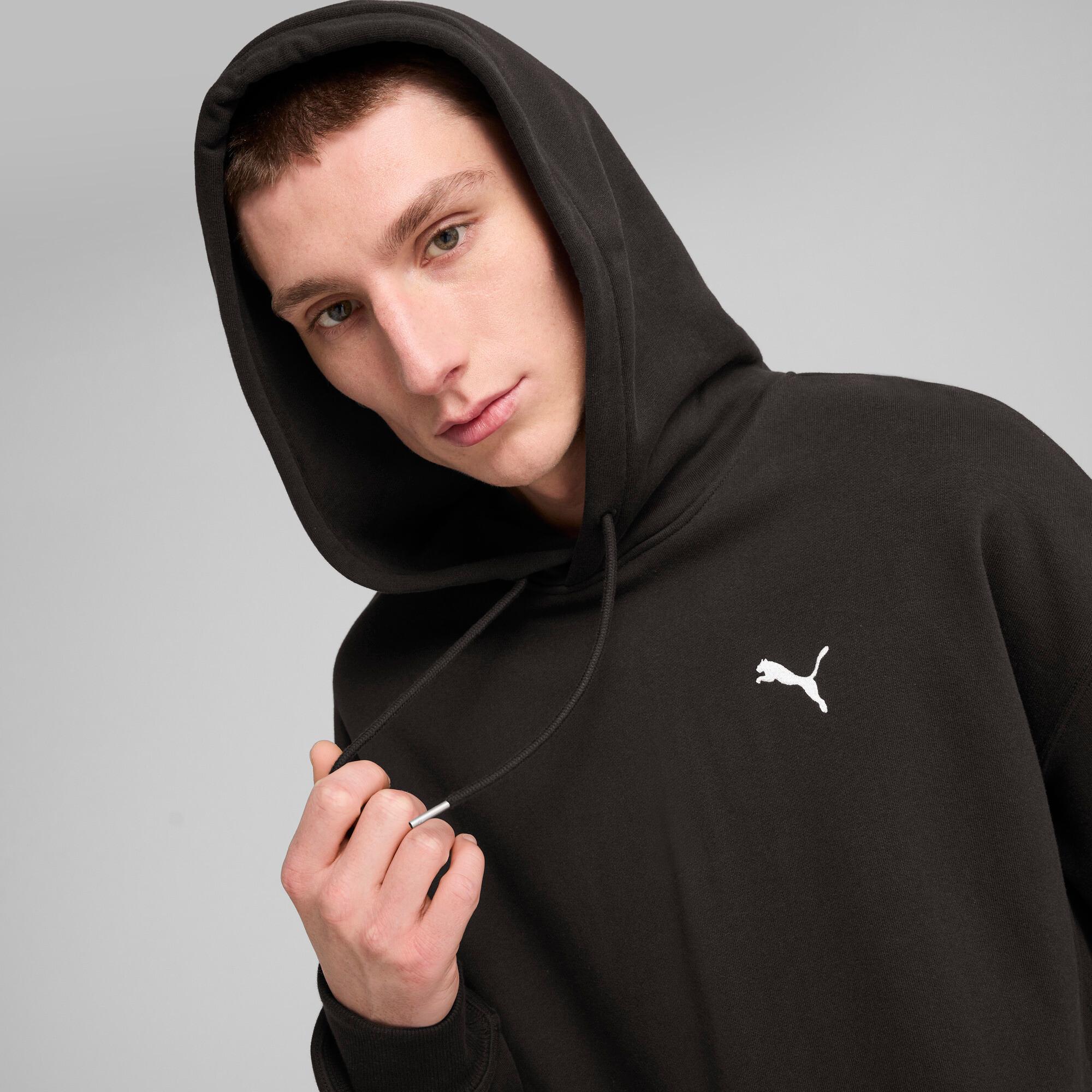 PUMA WARDROBE ESSENTIALS Men's Relaxed Hoodie Product Image