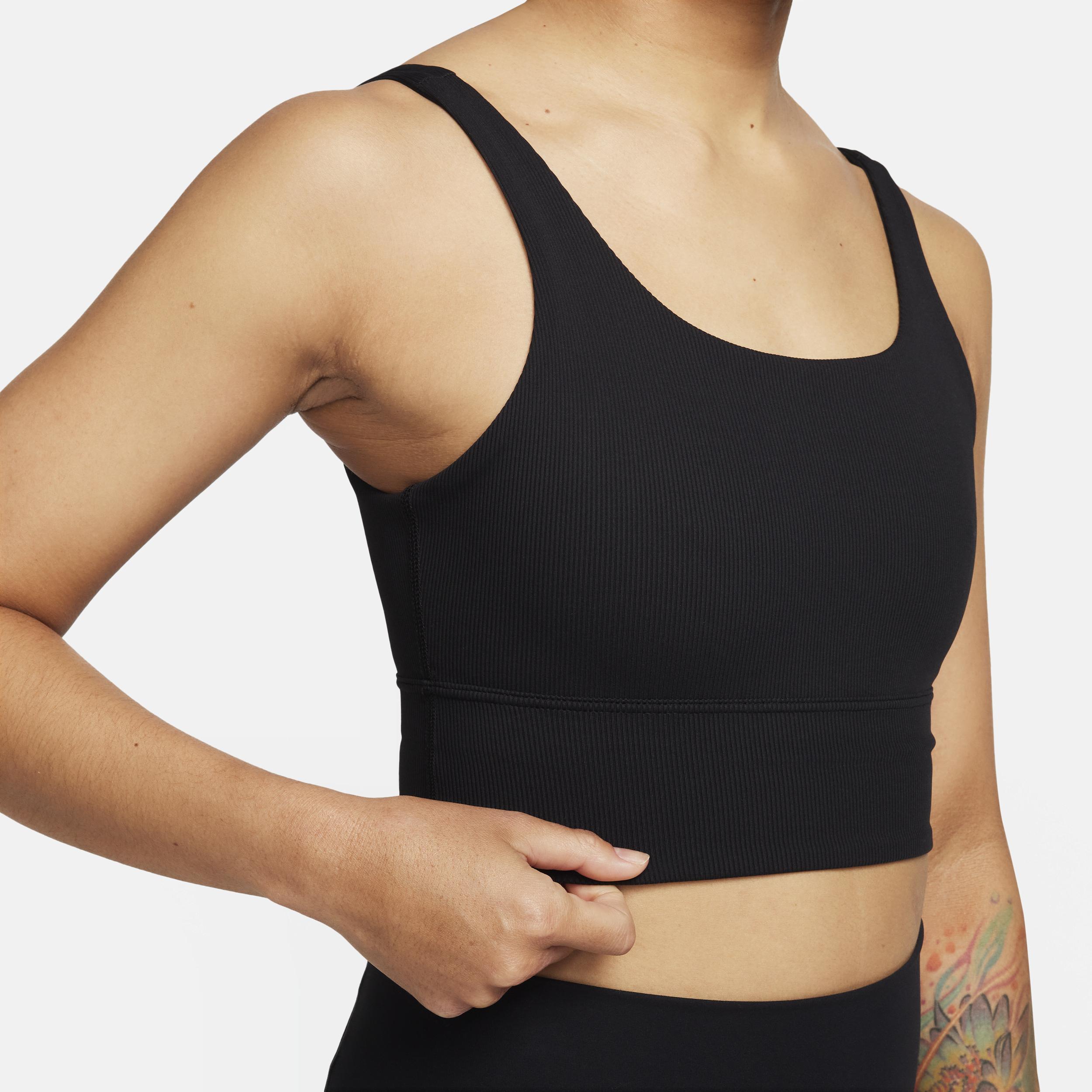 Nike Zenvy Rib Women's Light-Support Non-Padded Longline Sports Bra Product Image