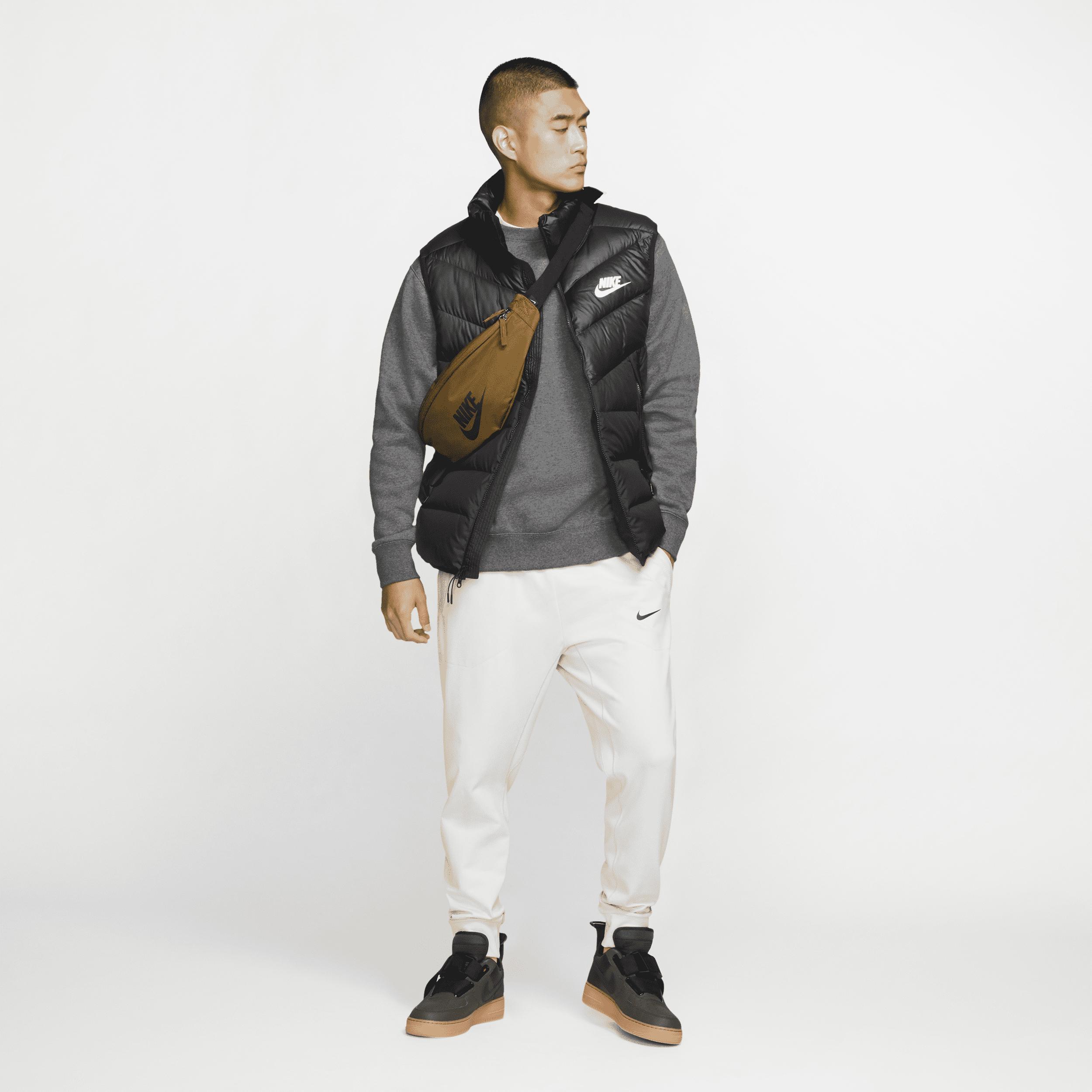 Men's Nike Club Fleece Crew, Size: Large, Dark Gray Grey Product Image