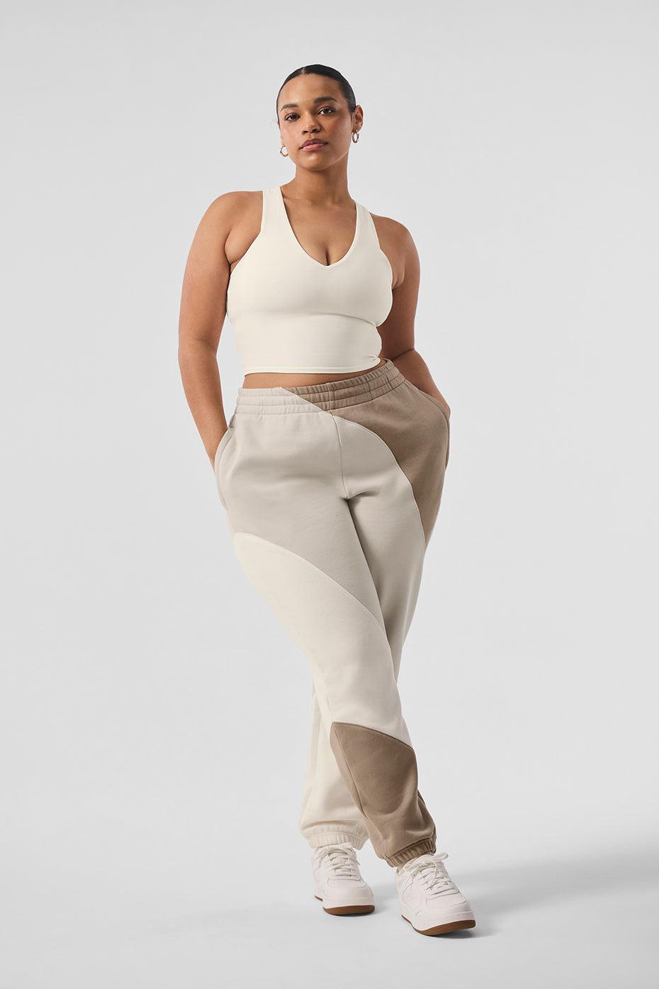 Make Waves Sweatpant - Ivory/Bone/Gravel Product Image
