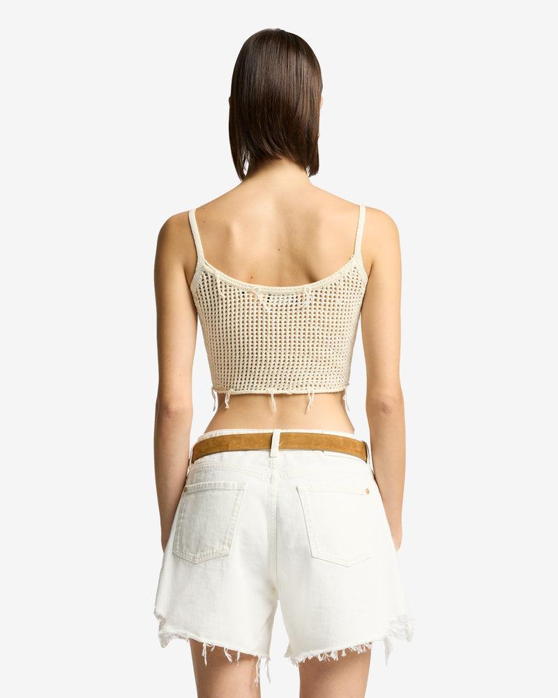 Cropped Open Knit Tank Product Image