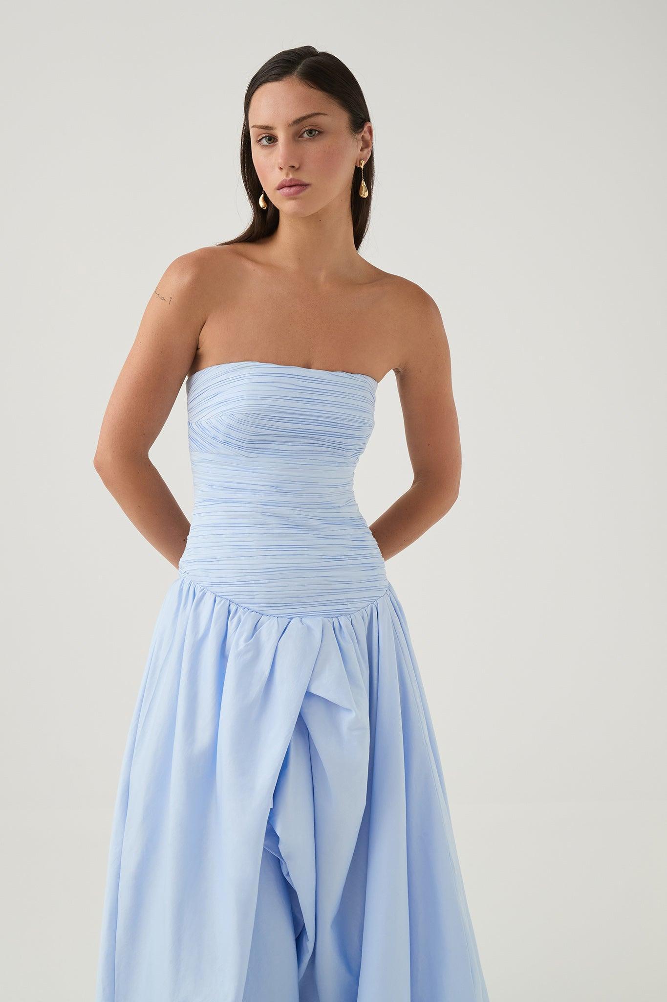 Violette Bubble Hem Maxi Dress Product Image