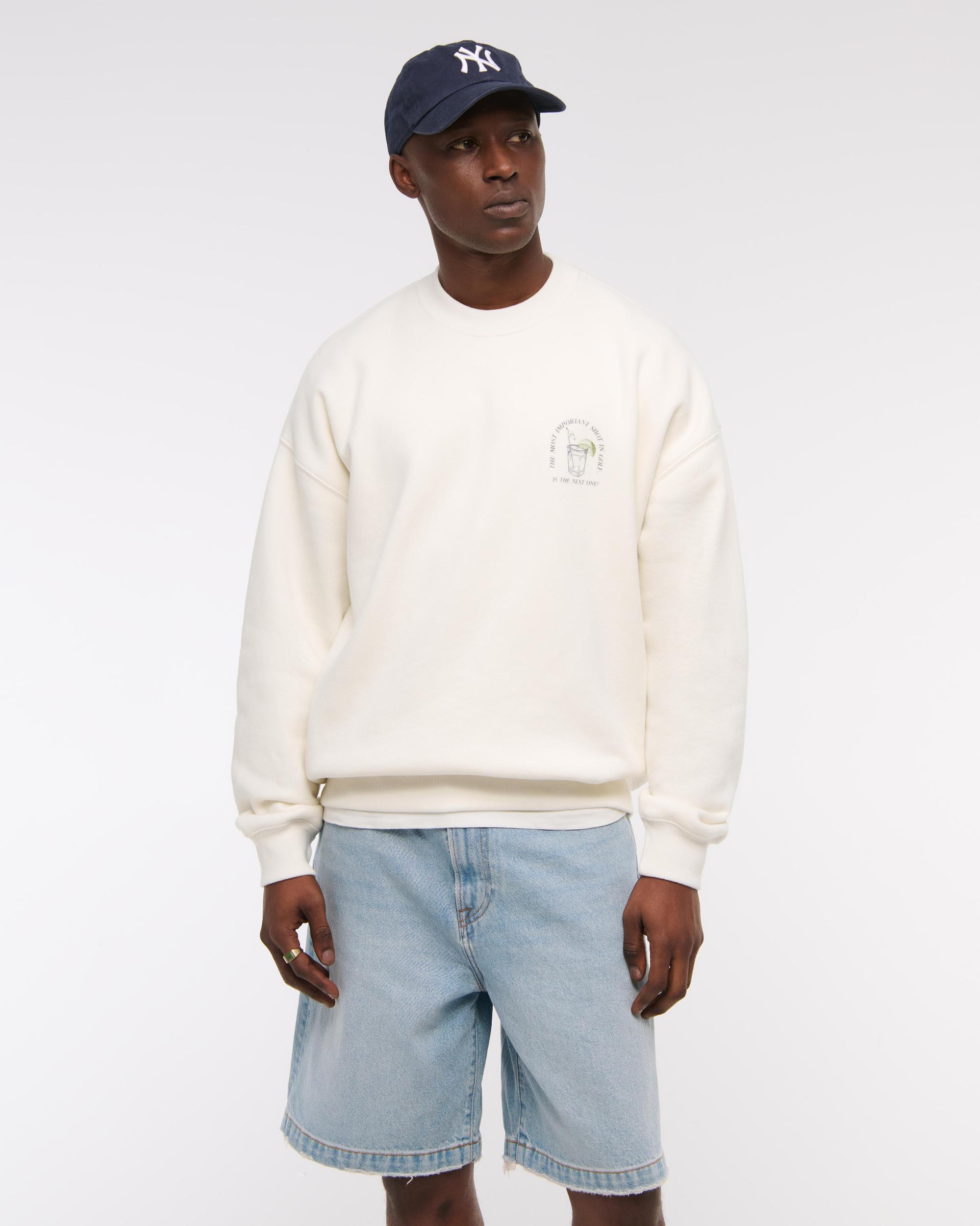 Golf Graphic Crew Sweatshirt Product Image