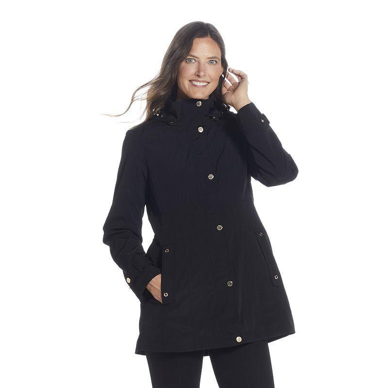 Gallery Womens Hooded Midweight Raincoat Product Image