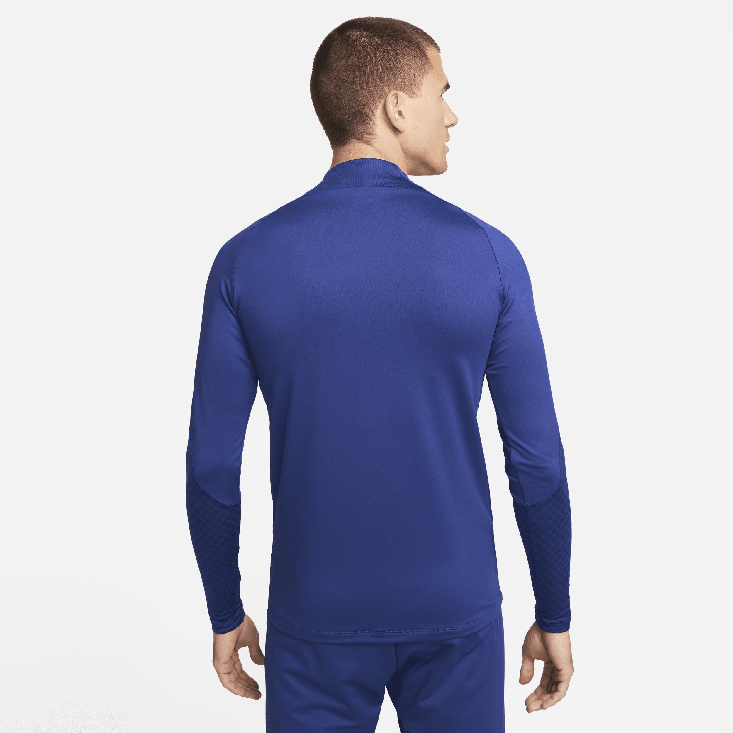 Mens Nike Blue Barcelona 2022/23 Strike Drill Performance Quarter-Zip Long Sleeve Top Product Image