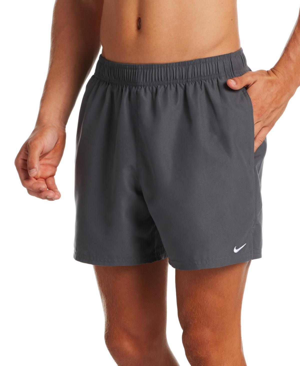 NIKE Men's Essential Lap Solid 5" Swim Trunks In Iron Grey Product Image